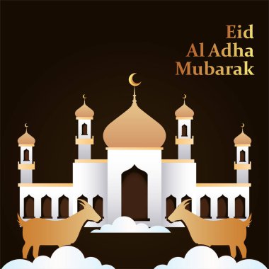 Ramazan kareem afiş arkaplan tasarımı illüstrasyonu