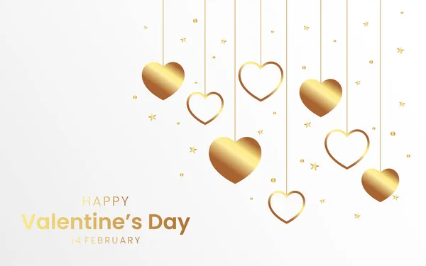Valentine Day Concept Background Vector Illustration — Stock Vector