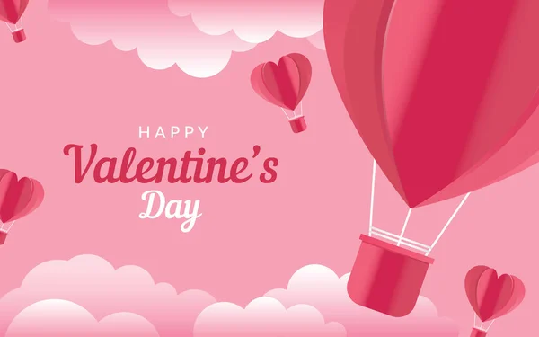 Valentine Day Concept Background Vector Illustration — Stock Vector