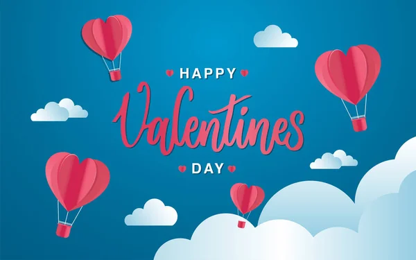 Valentine Day Concept Background Vector Illustration — Stock Vector