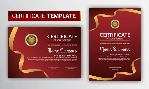 Değerlendirme şablonu sertifikası, başarı belgesi, diploma şablonu