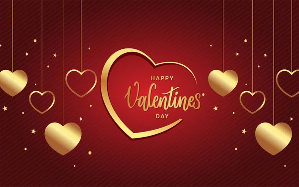 Valentine Day Concept Background Vector Illustration — Stock Vector