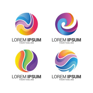 Modern logo tasarım şablonu