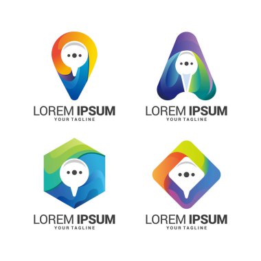 Modern logo tasarım şablonu