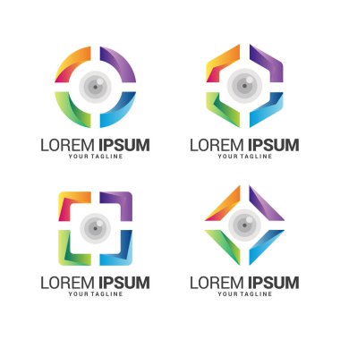 Modern logo tasarım şablonu