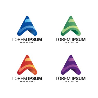 Modern logo tasarım şablonu