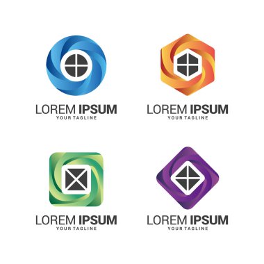 Modern logo tasarım şablonu