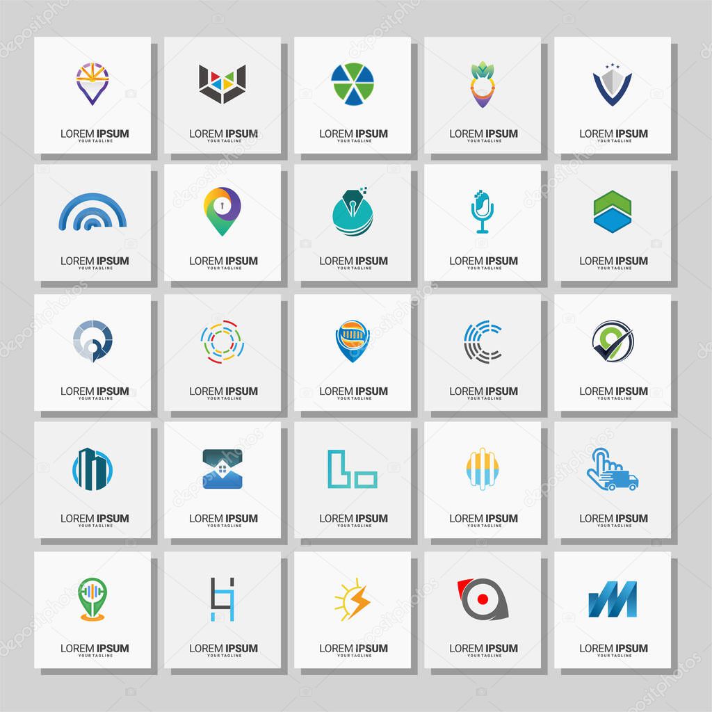 Modern logo design template