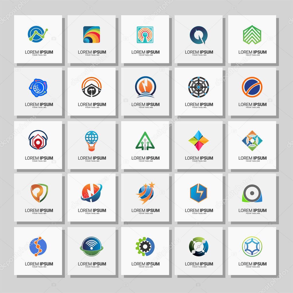 Modern logo design template