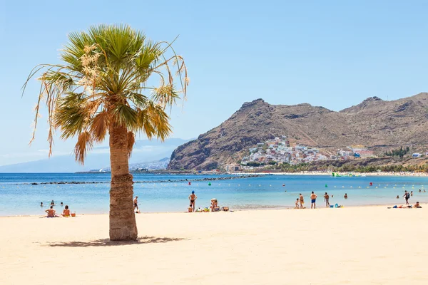 Las Teresitas Beach on Tenerife — Stock Photo, Image