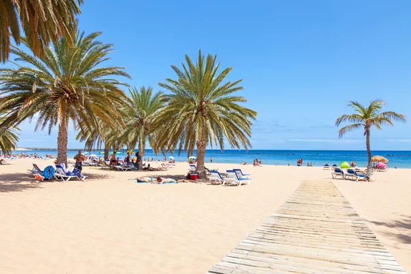 Las teresitas plaży na Teneryfie — Zdjęcie stockowe