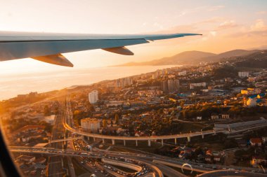 Uçak penceresinden görüntüle