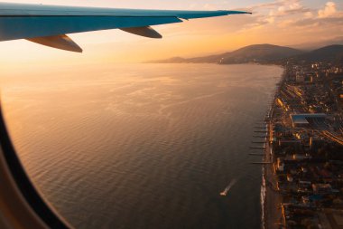 Uçak penceresinden görüntüle