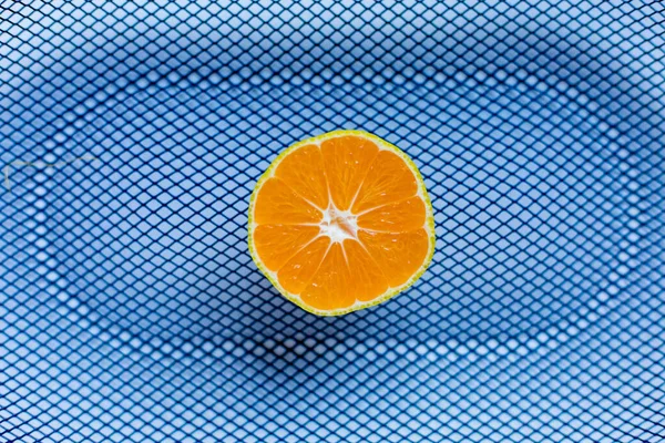 Orange Lime Tangerines White Background — Stock Photo, Image