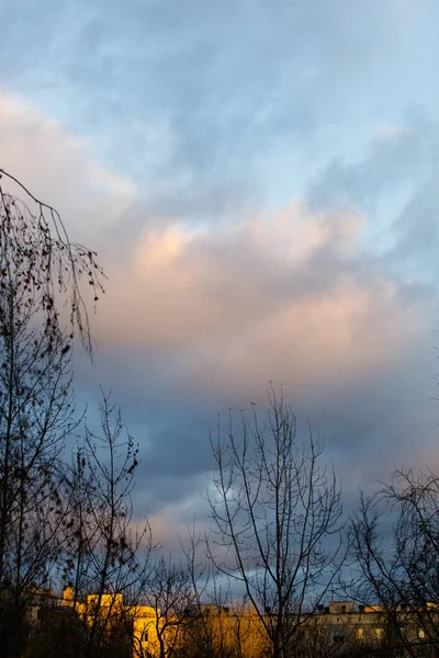 Solnedgång Himlen — Stockfoto