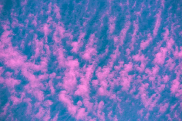 Фон Різнокольорового Рожевого Блакитного Неба Розмита Панорама Неба Панорамний Знімок — стокове фото