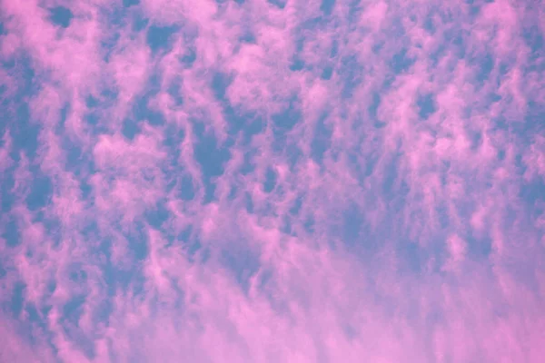 Fondo Colorido Cielo Azul Rosado Panorama Borroso Del Cielo Foto — Foto de Stock