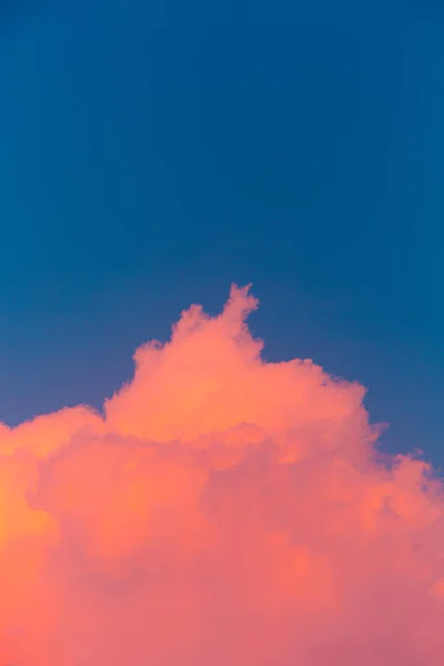 Nuvole Rosa Tramonto Nel Cielo — Foto Stock