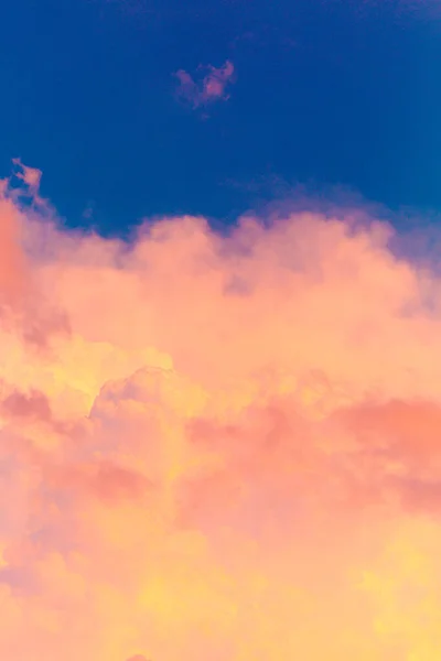 Cielo Atardecer Nubes Rosadas Puesta Sol Cielo — Foto de Stock