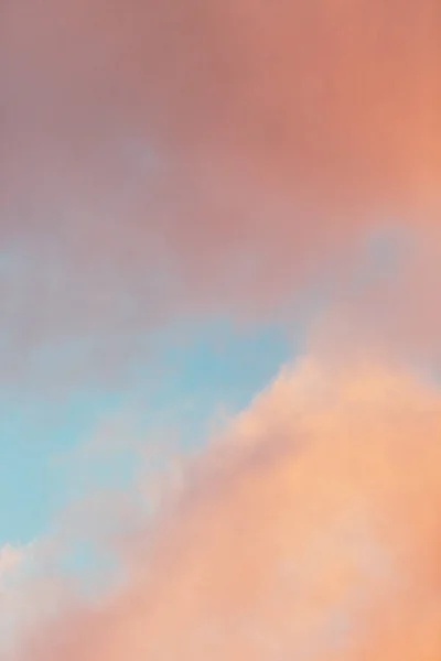Ackground Colorful Pink Blue Sky Blurry Sky Panorama Panoramic Shot — Stock Photo, Image
