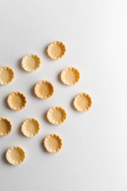 Fotokopi alanı olan beyaz arkaplandaki boş turtalar. Pankart.