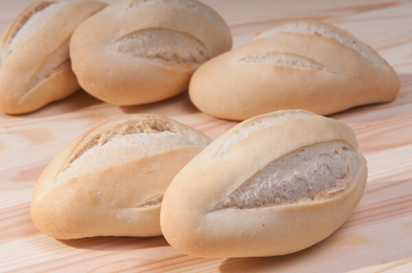 Variety of fresh bread