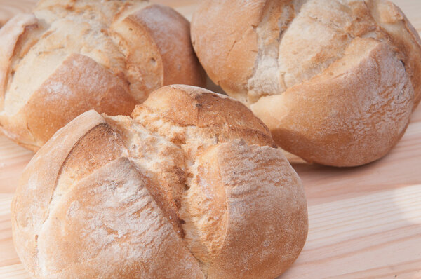 Variety of fresh bread