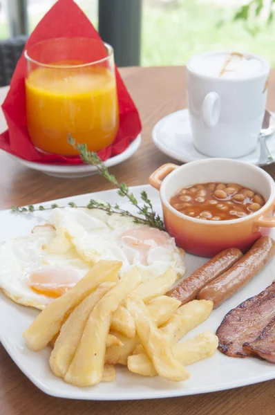 Traditional Full English Breakfast — Stock Photo, Image