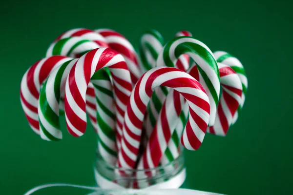 Candy canes close up — Stock Photo, Image