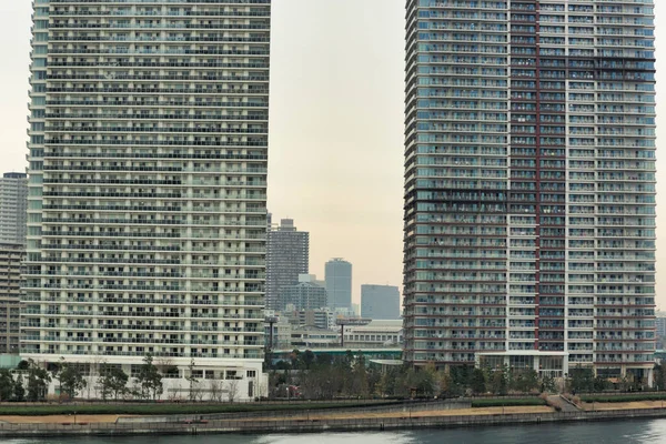 December 2020 Buildings Lake Tokyo Skytree Tokyo Japan — Stock Photo, Image