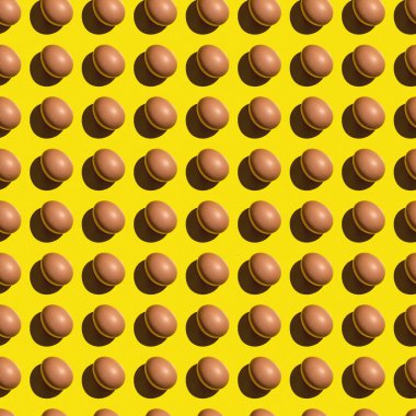 Renkli arka plandaki yumurtaların kusursuz doku yapısı. En az gıda konsepti