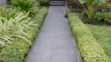 Tayland 'da yeşilliklerle çevrili ahşap villaları olan lüks Tropikal Tatil Köyü