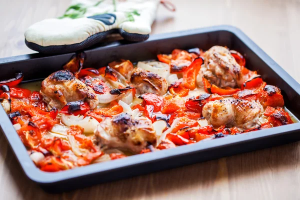 ratatouille ile fırında tavuk