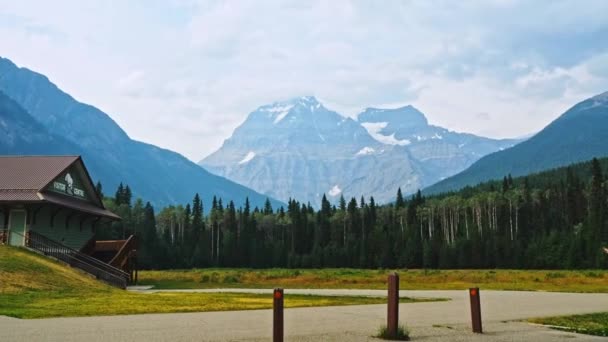 Timelapsfilm Robson Robson Provincial Park Kanada — Stockvideo