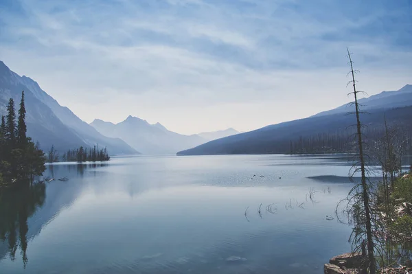 Una Vista Sul Lago Medicina Jasper Canada — Foto Stock