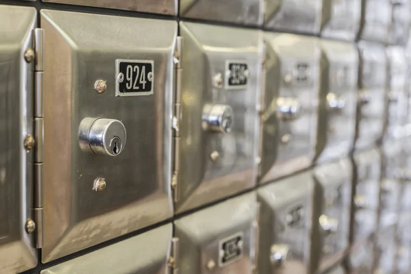 PO silver boxes, Spain — Stock Photo, Image