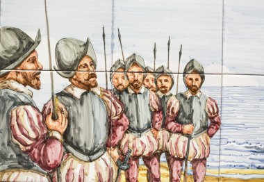 16 inci yüzyıl İspanyol askerler