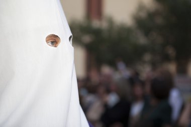 Taşıyıcı veya nazareno gözleri, kutsal hafta, İspanya