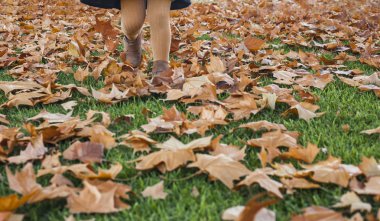Apandisit ile sonbahar oynarken küçük kız parkta bırakır