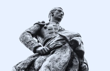 Manolete bullfighter statue, Spain clipart