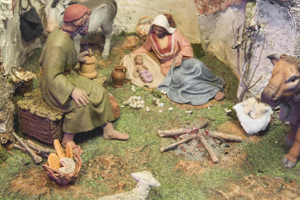 Scene Of Christmas Crib Stock Editorial Photo C Juan G Aunion