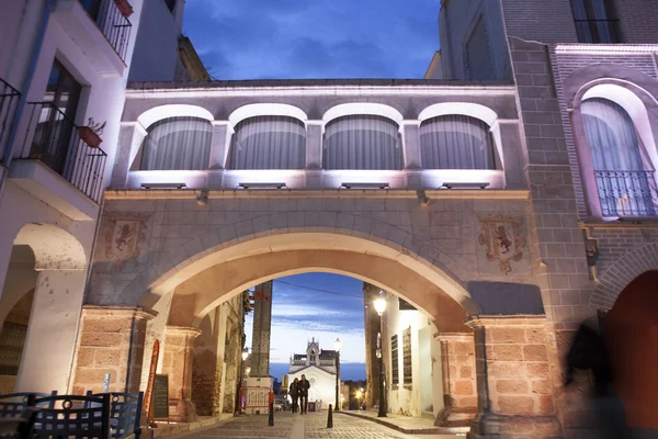 Arc de Poids éclairé par des lumières LED, Espagne — Photo