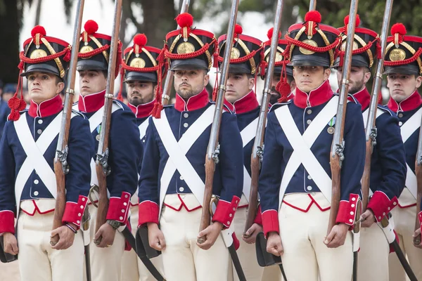 6. Infanterie-Regiment saboya Periode gekleidet — Stockfoto