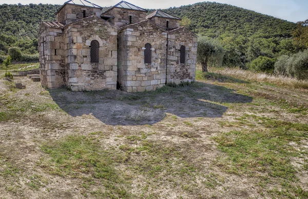 Igreja visigótica de Santa Lúcia del Trampal, Alcuescar, Espanha — Fotografia de Stock