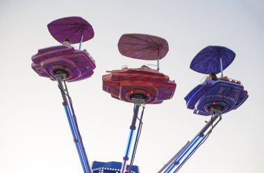 Vintage gemi uzay lunapark 