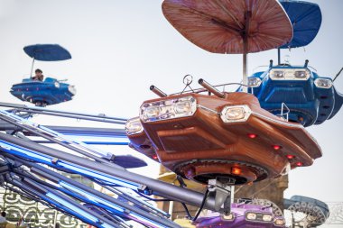 Vintage gemi uzay lunapark 