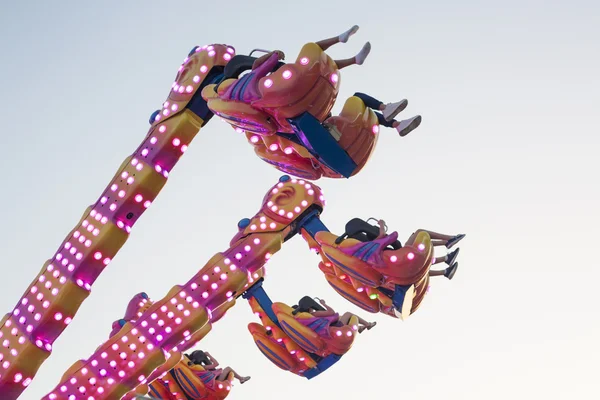 Hanging attrazione funfair — Foto Stock