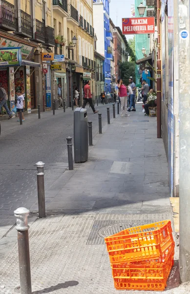 Lavapies district street, Madrid — Stock Photo, Image