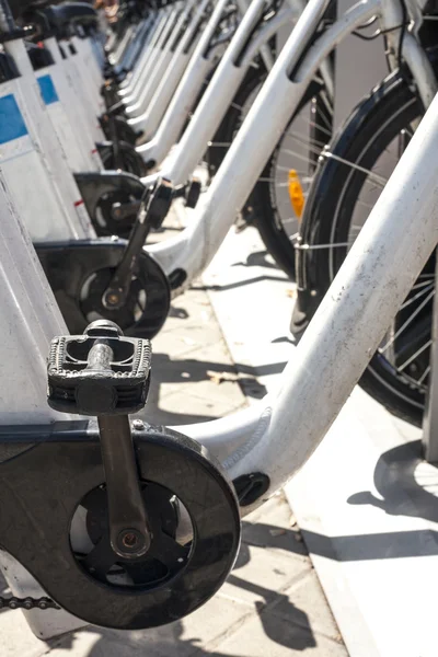 Estación de acoplamiento de bicicletas — Foto de Stock