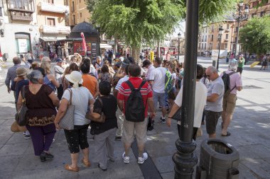 Turistler Zocodover Meydanı, Toledo